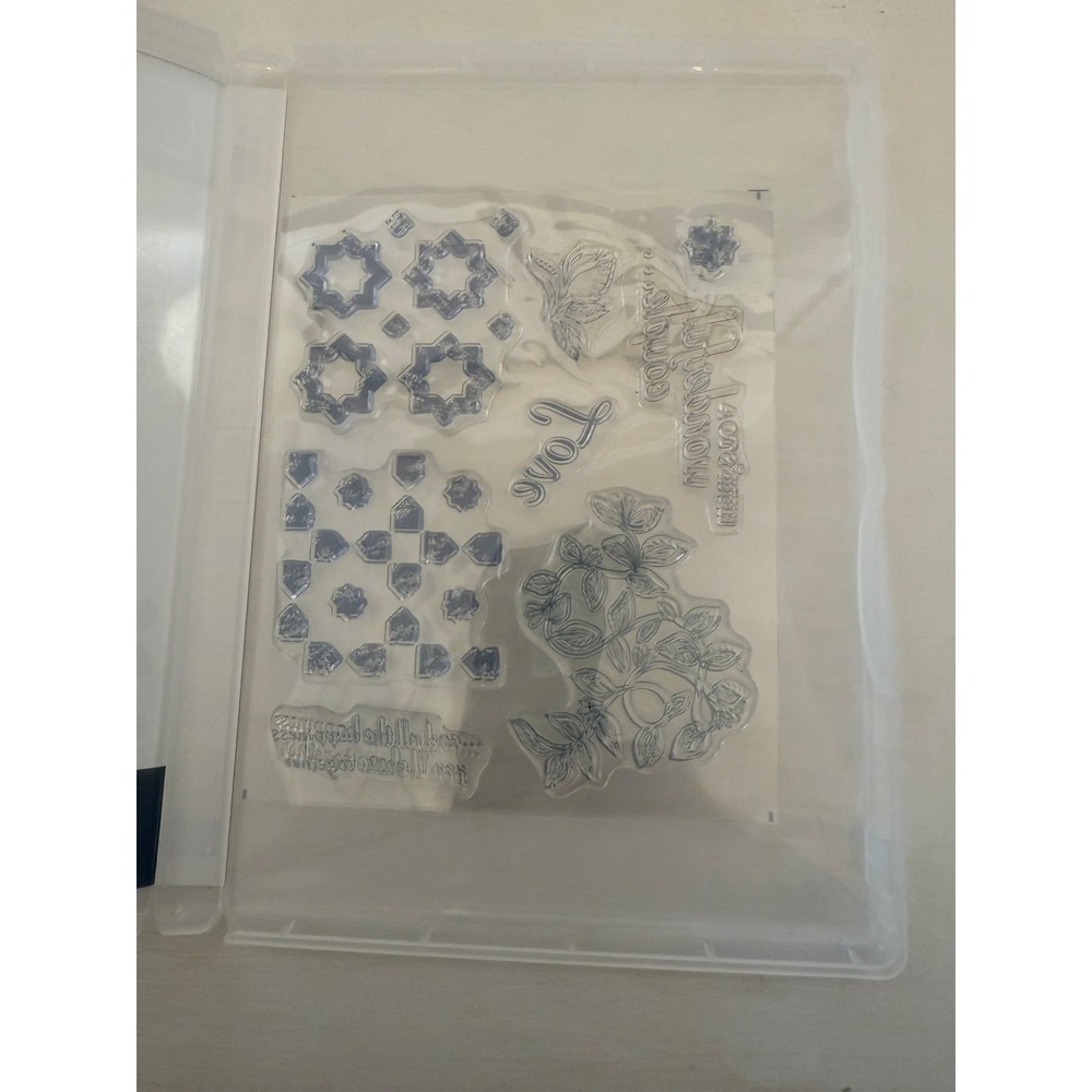 Stampin' Up! LOT 10 Stamp Sets photopolymer cling Rubber Dies Retired Blooms - Picture 12 of 13